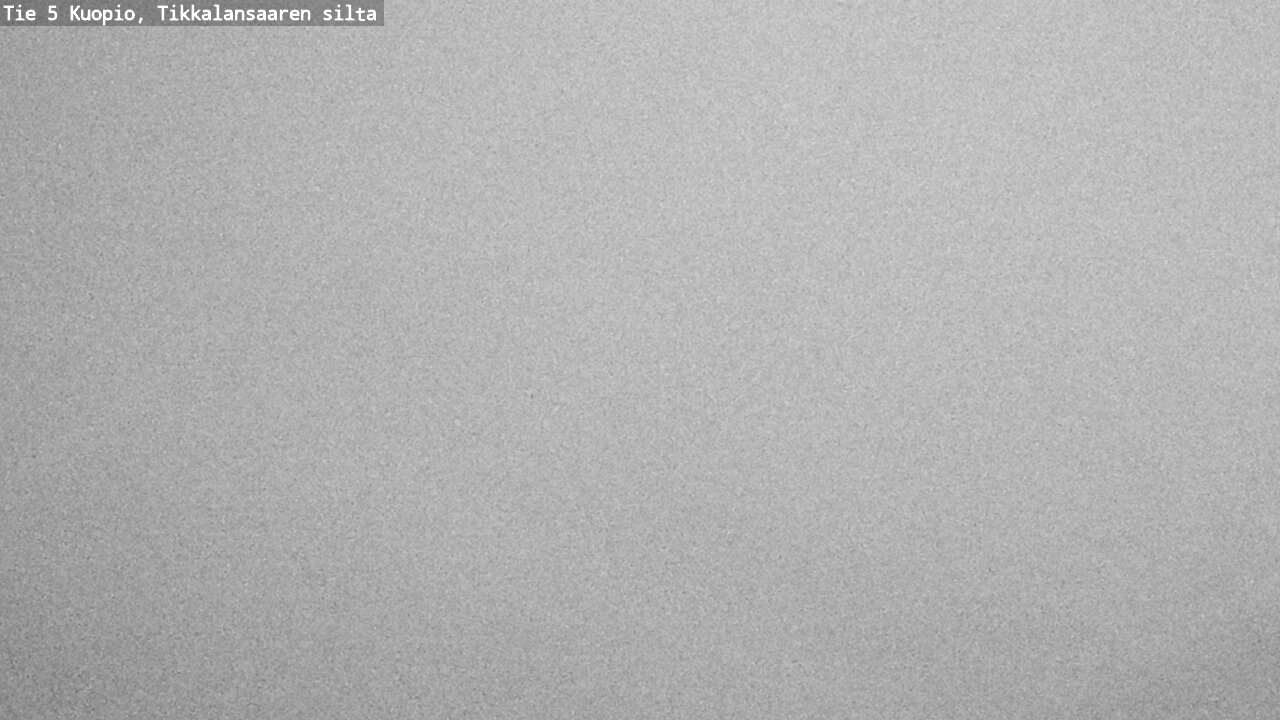 Weather Camera Image Road 5 Kuopio, Tikkalansaari, Kuopio, Pohjois-Savo