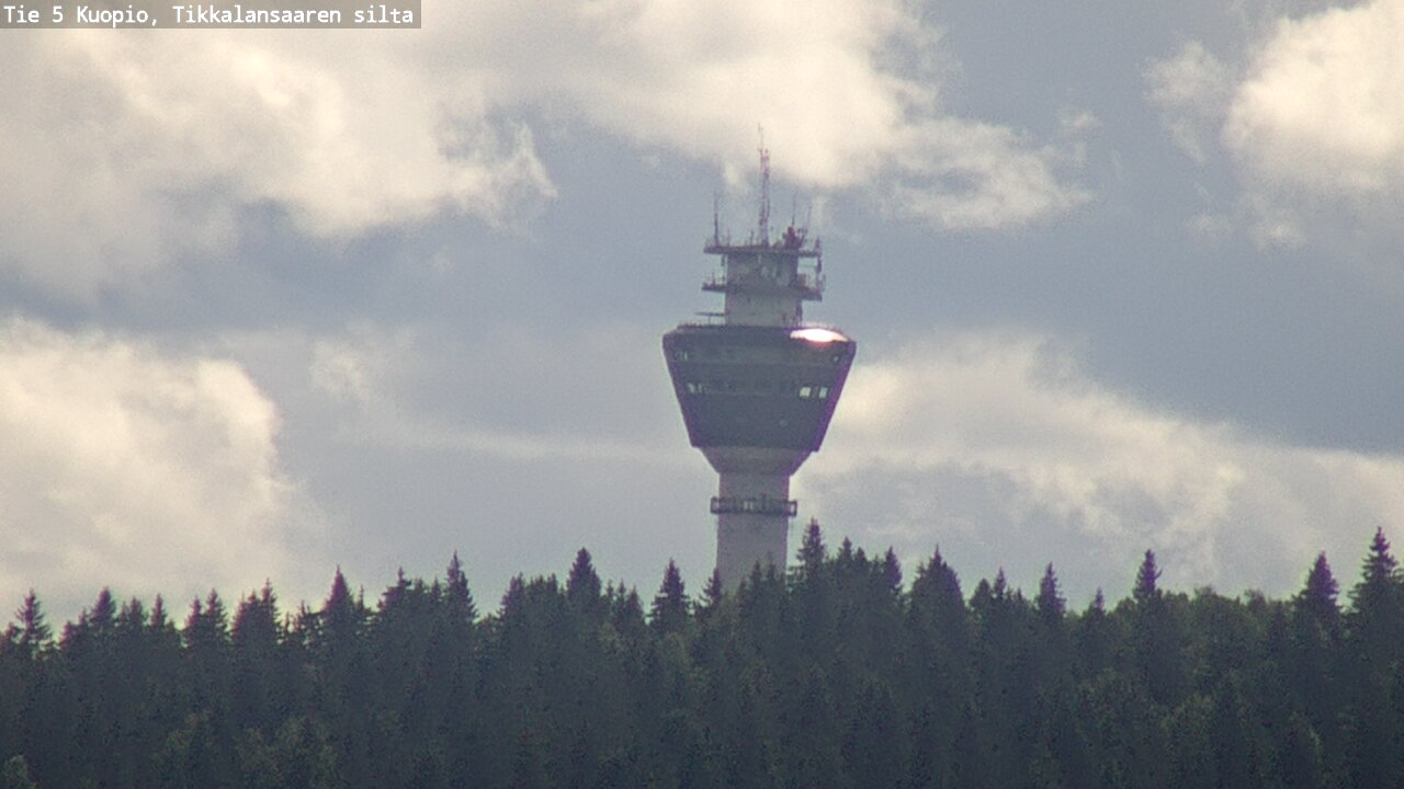 Weather Camera Image Väg 5 Kuopio, Tikkalansaari, Kuopio, Pohjois-Savo