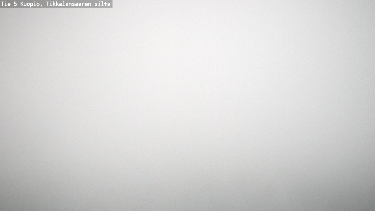 Weather Camera Image Väg 5 Kuopio, Tikkalansaari, Kuopio, Pohjois-Savo