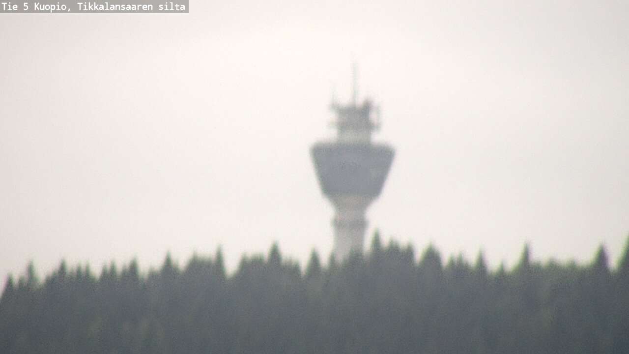Weather Camera Image Road 5 Kuopio, Tikkalansaari, Kuopio, Pohjois-Savo