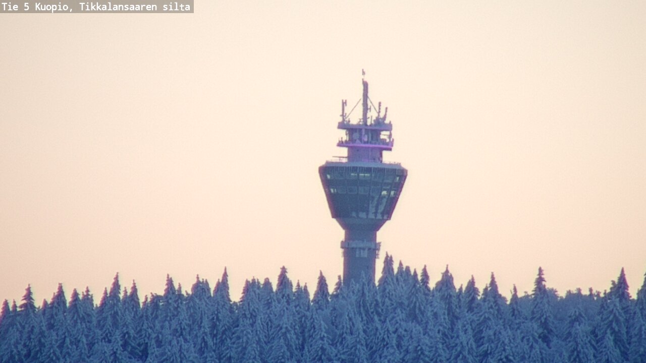 Weather Camera Image Väg 5 Kuopio, Tikkalansaari, Kuopio, Pohjois-Savo
