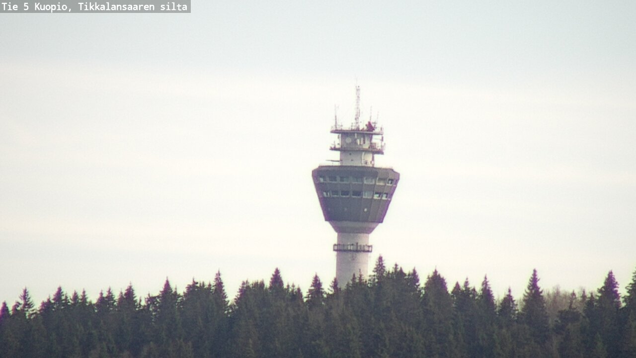 Weather Camera Image Väg 5 Kuopio, Tikkalansaari, Kuopio, Pohjois-Savo