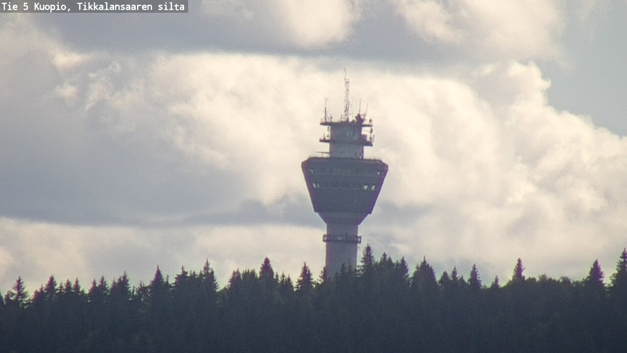 Weather Camera Image Väg 5 Kuopio, Tikkalansaari, Kuopio, Pohjois-Savo