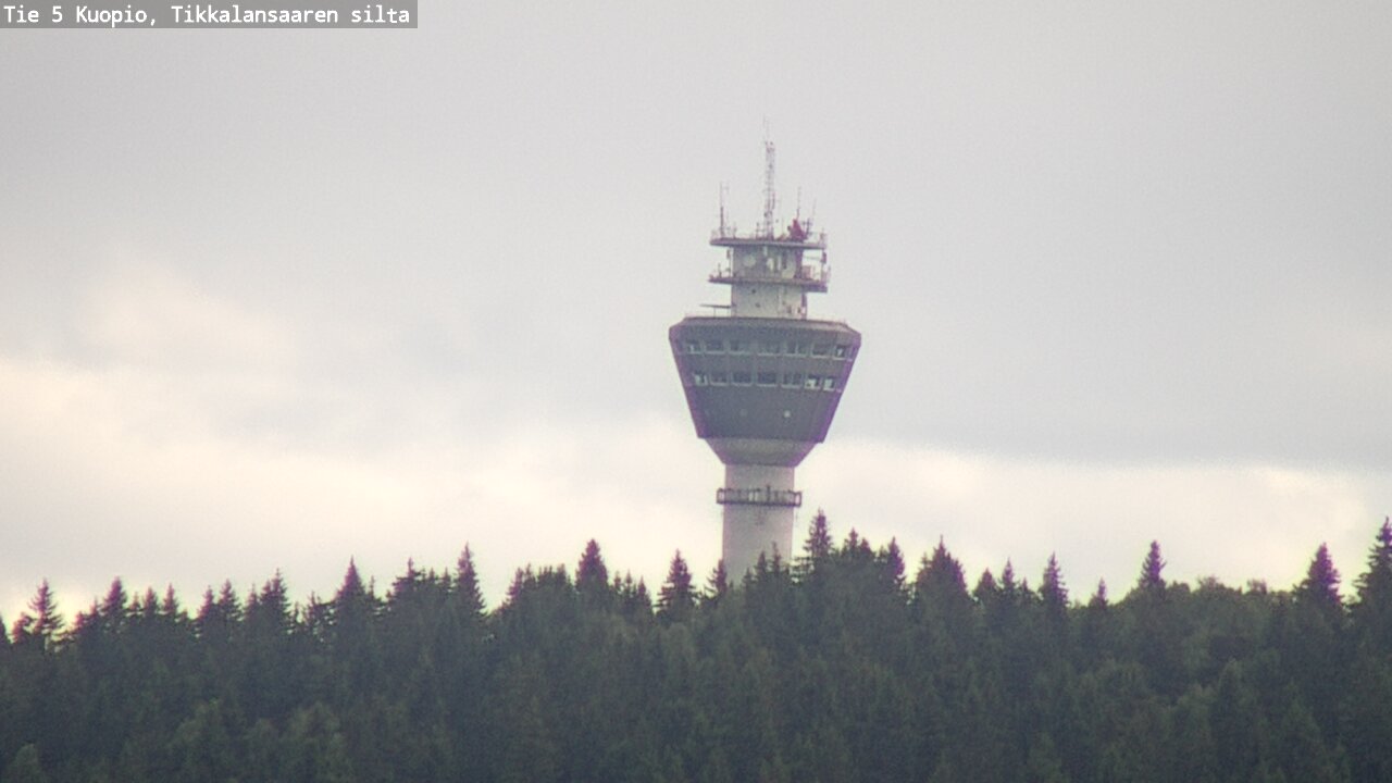 Weather Camera Image Väg 5 Kuopio, Tikkalansaari, Kuopio, Pohjois-Savo