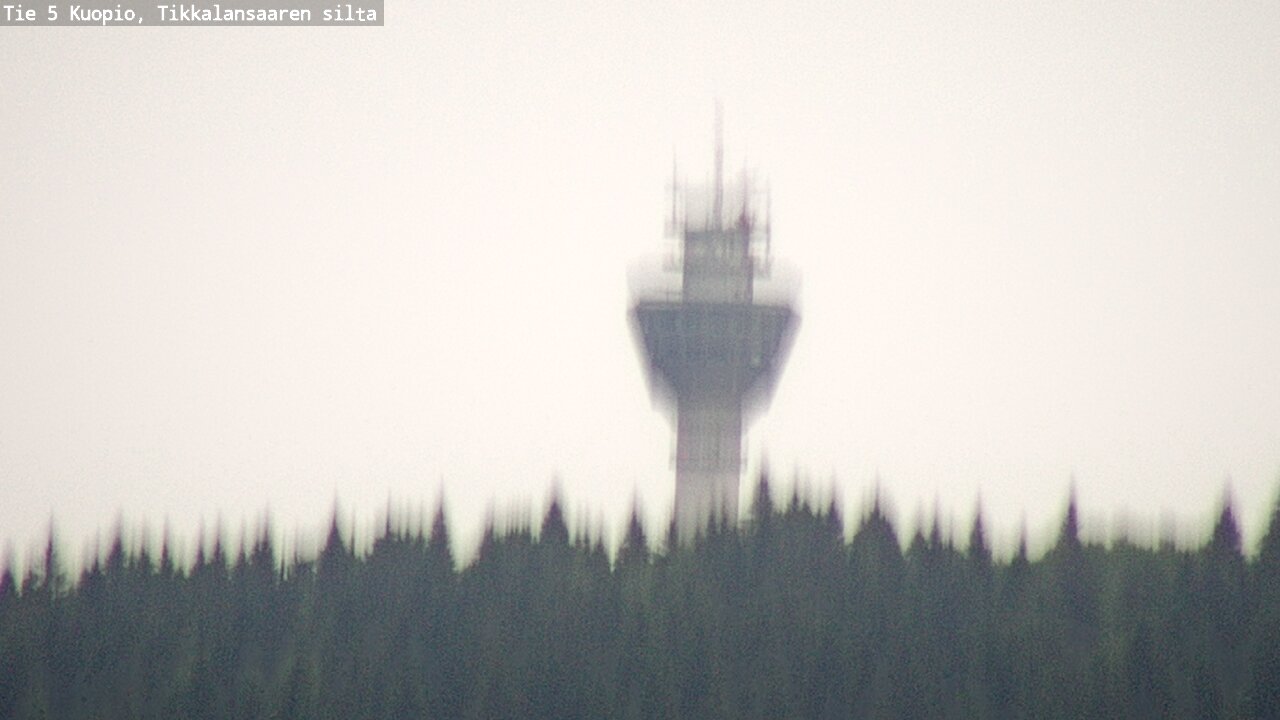 Weather Camera Image Road 5 Kuopio, Tikkalansaari, Kuopio, Pohjois-Savo