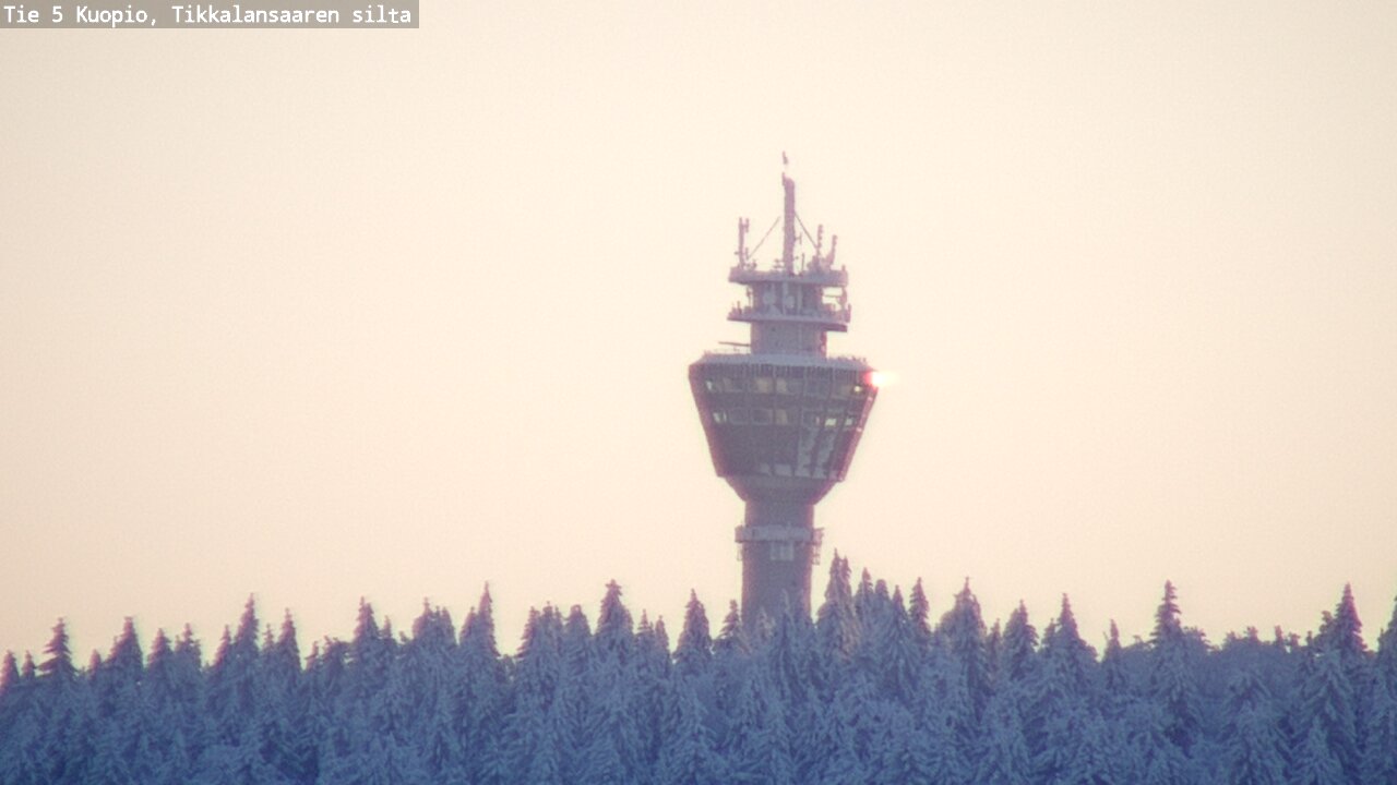 Weather Camera Image Väg 5 Kuopio, Tikkalansaari, Kuopio, Pohjois-Savo
