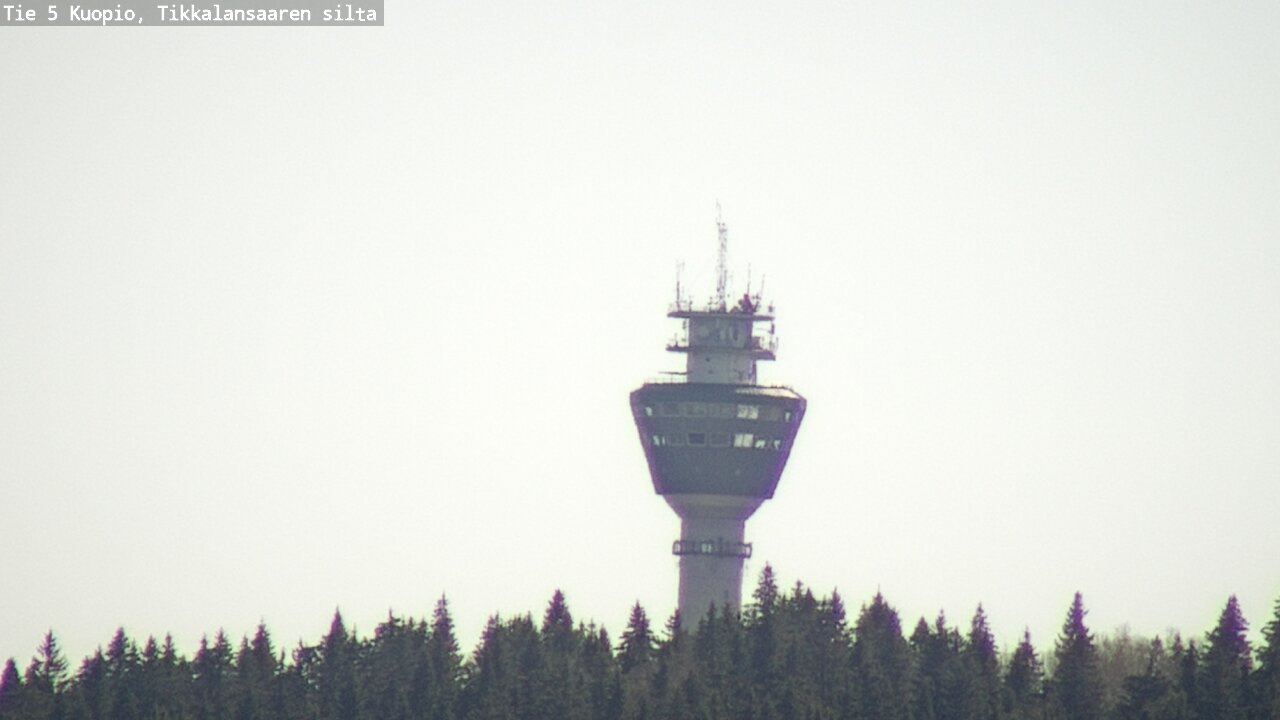 Weather Camera Image Väg 5 Kuopio, Tikkalansaari, Kuopio, Pohjois-Savo