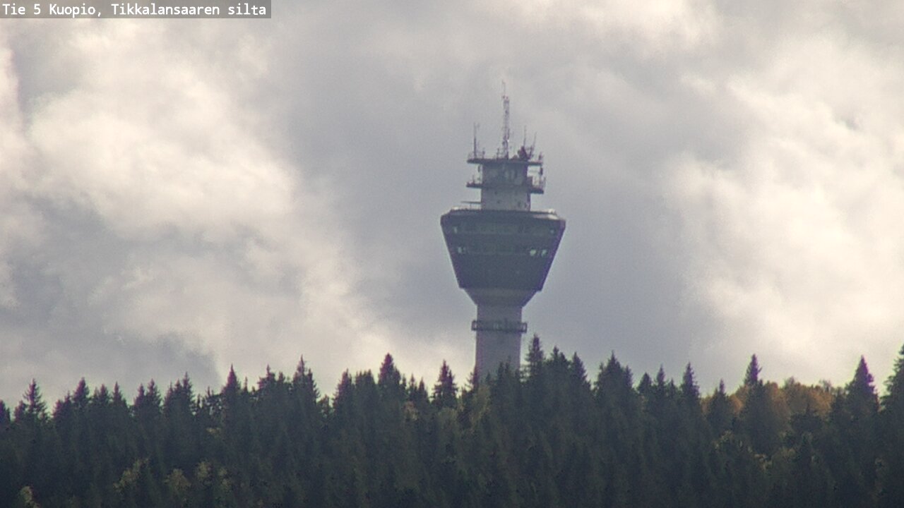 Weather Camera Image Väg 5 Kuopio, Tikkalansaari, Kuopio, Pohjois-Savo