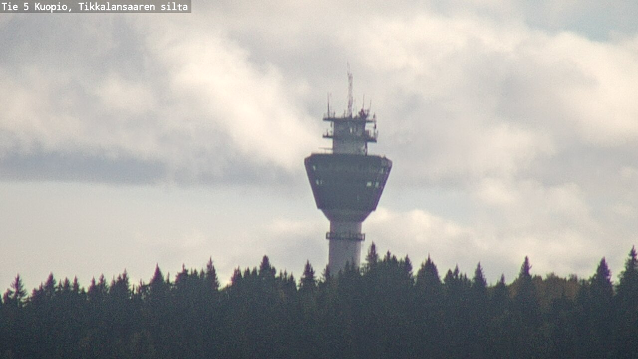 Weather Camera Image Väg 5 Kuopio, Tikkalansaari, Kuopio, Pohjois-Savo