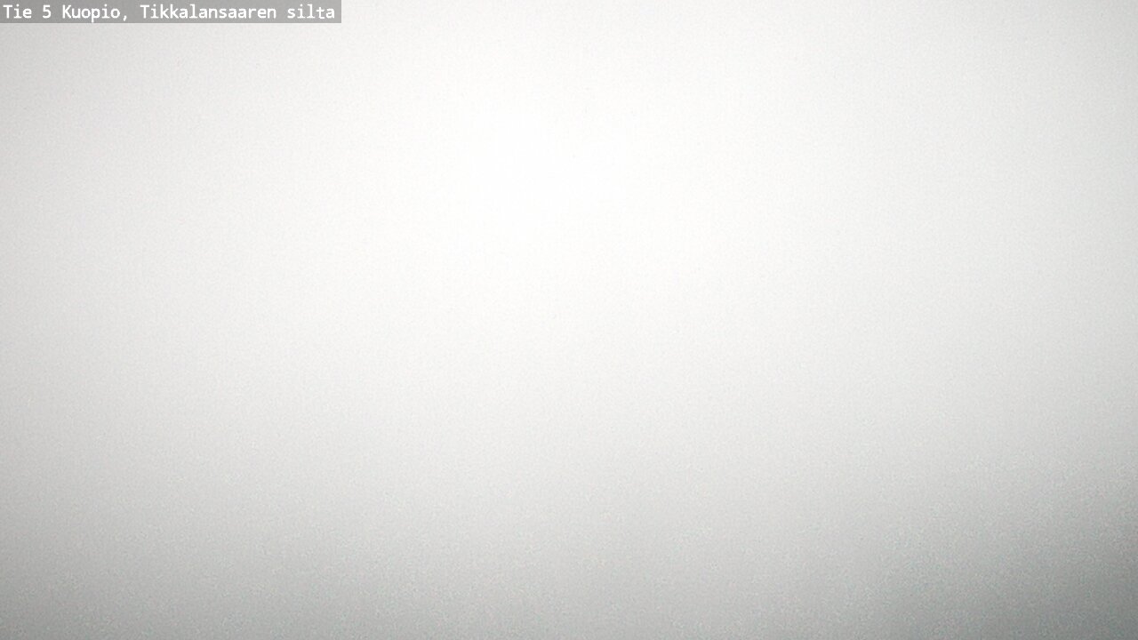 Weather Camera Image Väg 5 Kuopio, Tikkalansaari, Kuopio, Pohjois-Savo