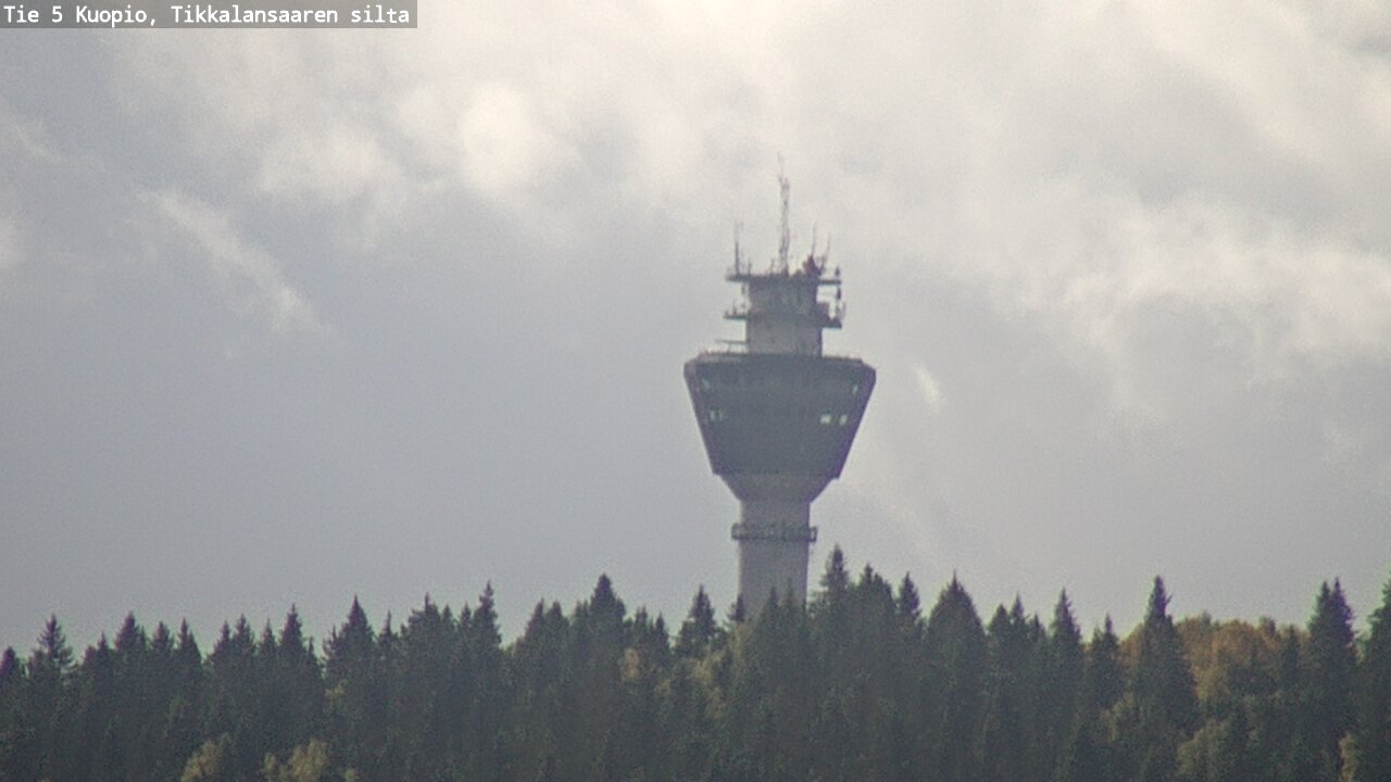 Weather Camera Image Väg 5 Kuopio, Tikkalansaari, Kuopio, Pohjois-Savo