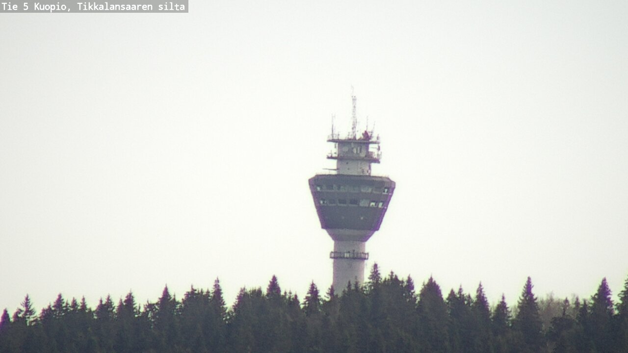 Weather Camera Image Väg 5 Kuopio, Tikkalansaari, Kuopio, Pohjois-Savo
