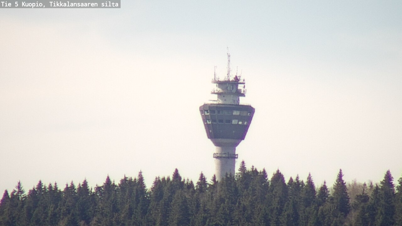 Weather Camera Image Väg 5 Kuopio, Tikkalansaari, Kuopio, Pohjois-Savo