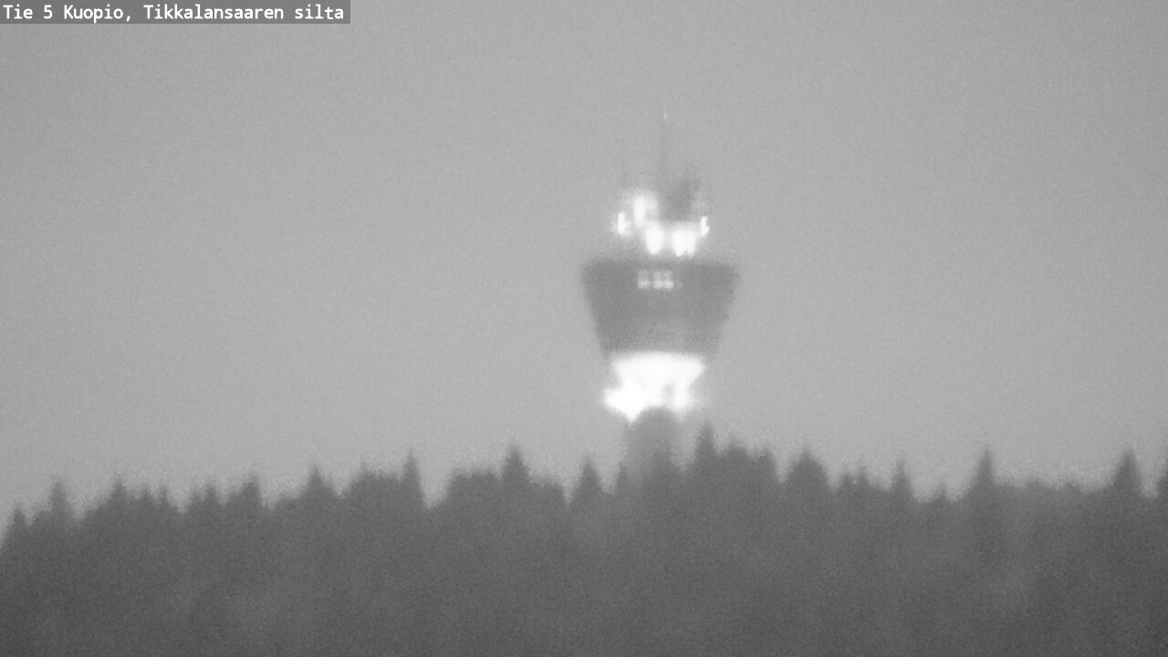 Weather Camera Image Road 5 Kuopio, Tikkalansaari, Kuopio, Pohjois-Savo