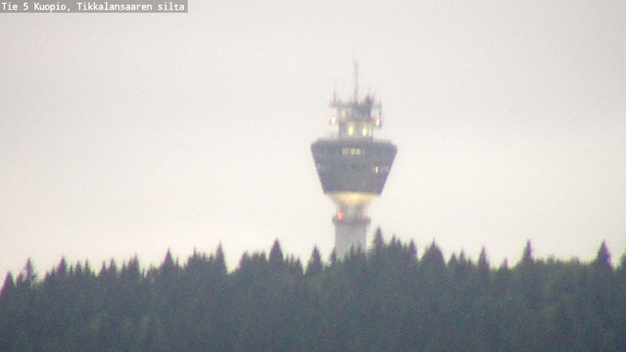 Weather Camera Image Road 5 Kuopio, Tikkalansaari, Kuopio, Pohjois-Savo