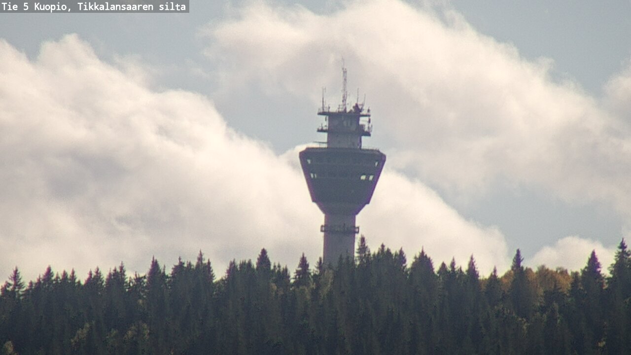 Weather Camera Image Väg 5 Kuopio, Tikkalansaari, Kuopio, Pohjois-Savo