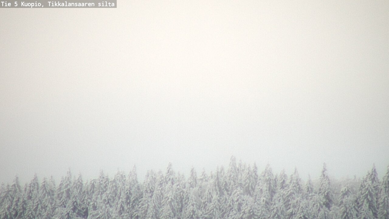 Weather Camera Image Väg 5 Kuopio, Tikkalansaari, Kuopio, Pohjois-Savo
