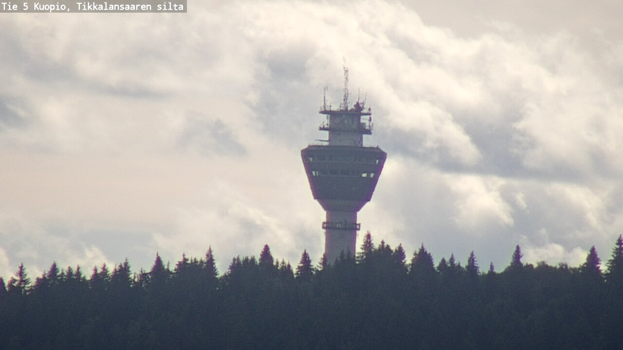 Weather Camera Image Väg 5 Kuopio, Tikkalansaari, Kuopio, Pohjois-Savo