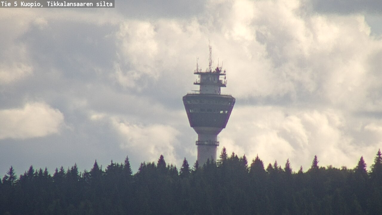 Weather Camera Image Väg 5 Kuopio, Tikkalansaari, Kuopio, Pohjois-Savo