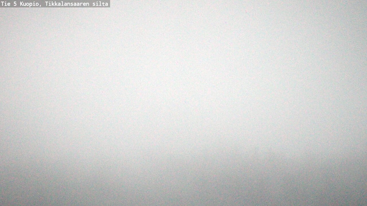 Weather Camera Image Road 5 Kuopio, Tikkalansaari, Kuopio, Pohjois-Savo