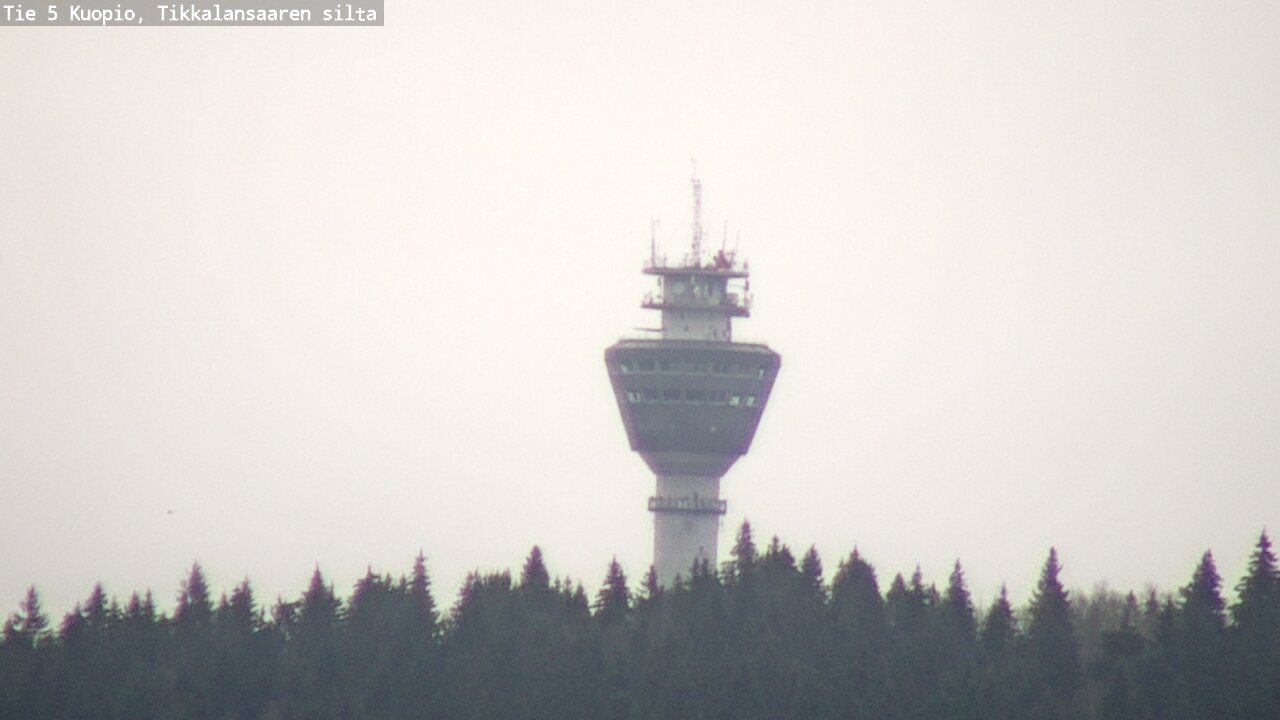 Weather Camera Image Väg 5 Kuopio, Tikkalansaari, Kuopio, Pohjois-Savo