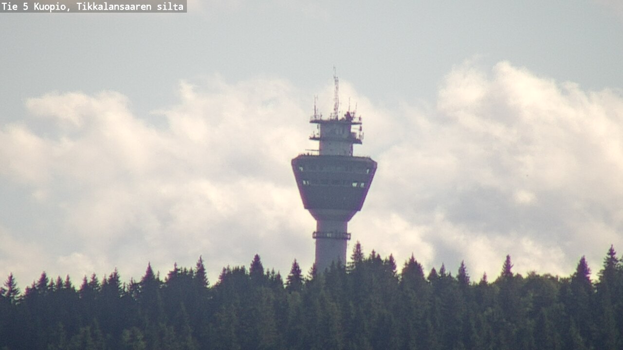 Weather Camera Image Väg 5 Kuopio, Tikkalansaari, Kuopio, Pohjois-Savo