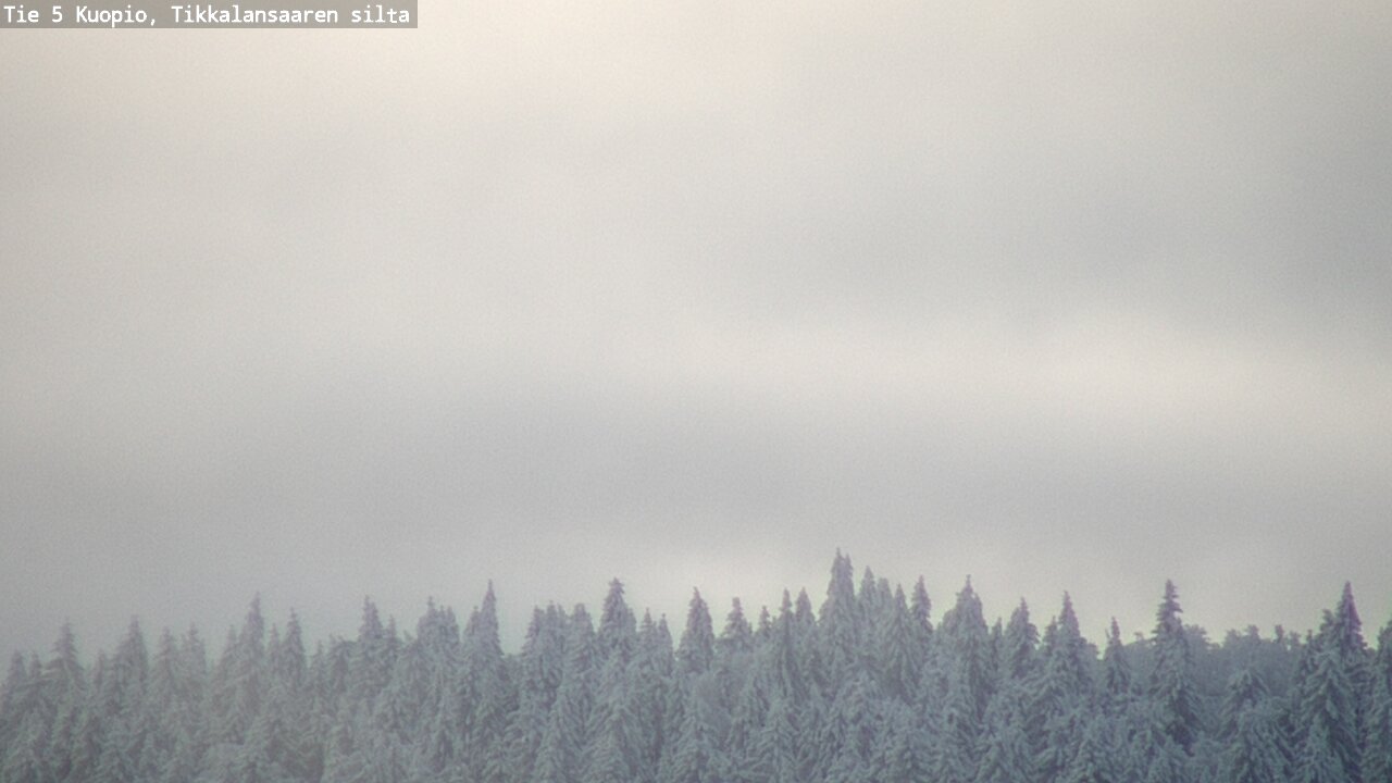 Weather Camera Image Väg 5 Kuopio, Tikkalansaari, Kuopio, Pohjois-Savo
