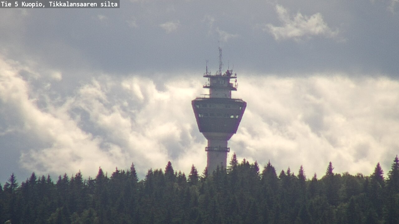 Weather Camera Image Väg 5 Kuopio, Tikkalansaari, Kuopio, Pohjois-Savo