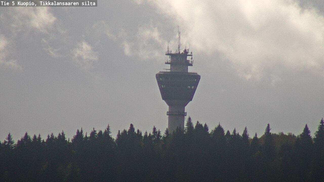 Weather Camera Image Väg 5 Kuopio, Tikkalansaari, Kuopio, Pohjois-Savo