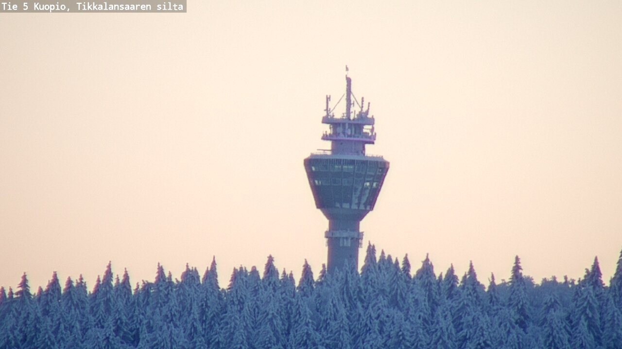 Weather Camera Image Väg 5 Kuopio, Tikkalansaari, Kuopio, Pohjois-Savo