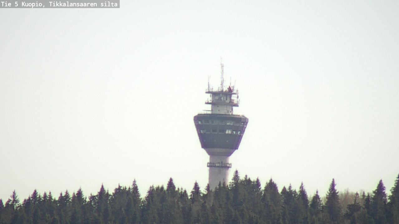 Weather Camera Image Väg 5 Kuopio, Tikkalansaari, Kuopio, Pohjois-Savo