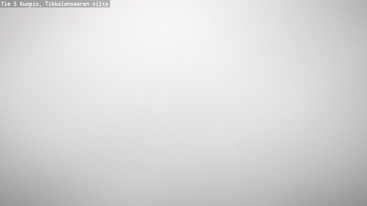 Weather Camera Image Väg 5 Kuopio, Tikkalansaari, Kuopio, Pohjois-Savo