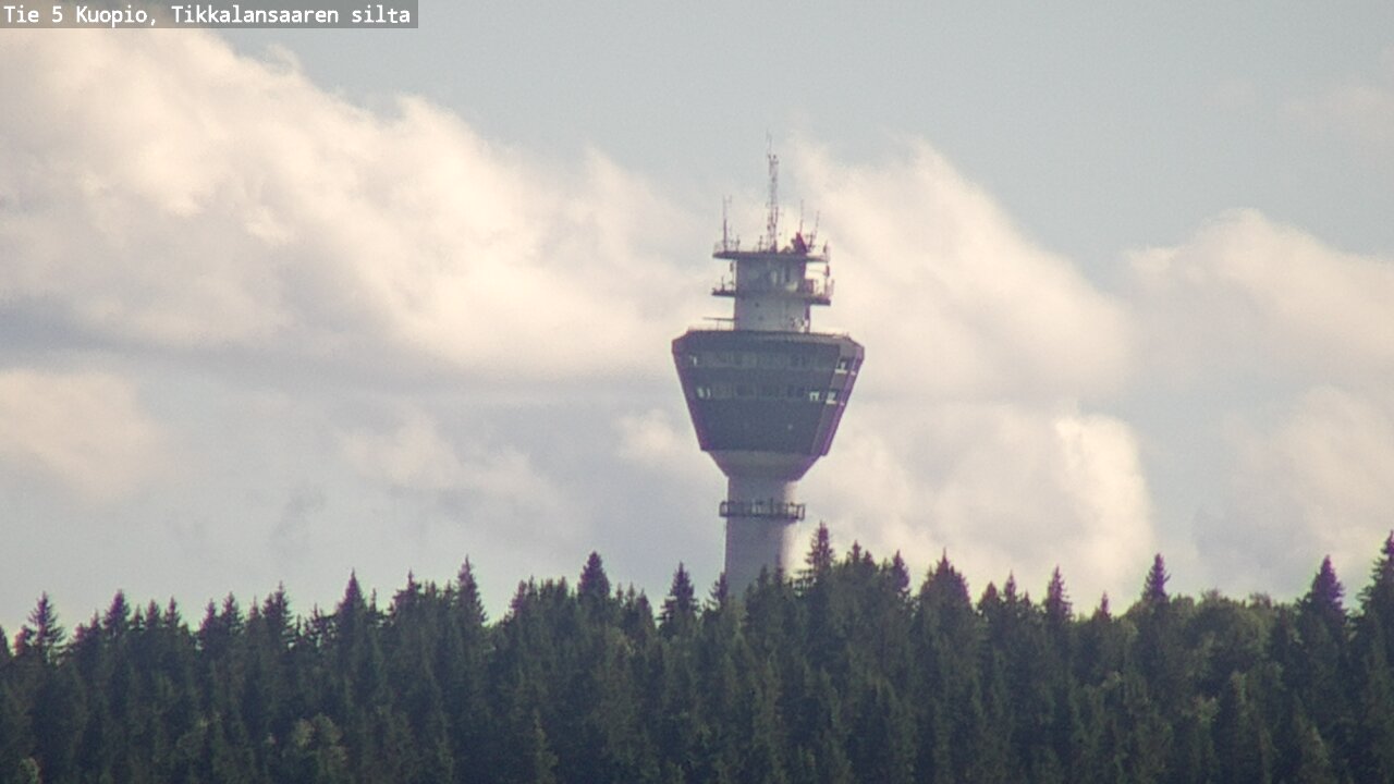 Weather Camera Image Väg 5 Kuopio, Tikkalansaari, Kuopio, Pohjois-Savo