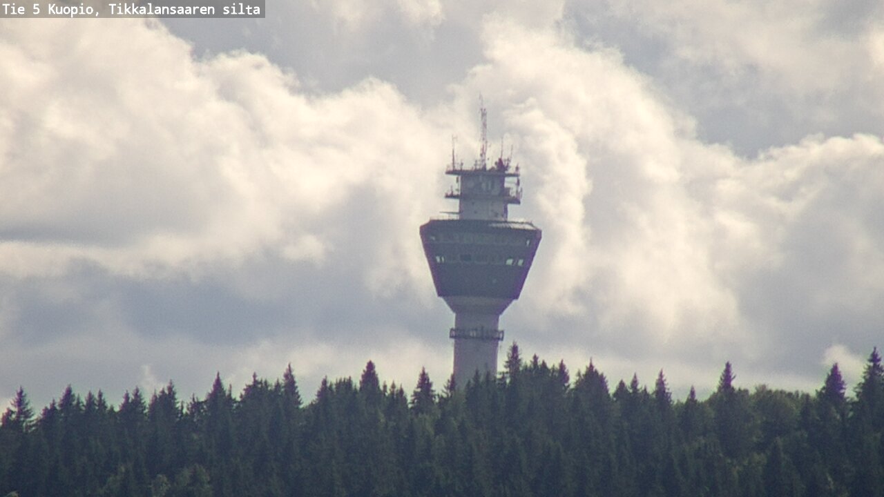 Weather Camera Image Väg 5 Kuopio, Tikkalansaari, Kuopio, Pohjois-Savo