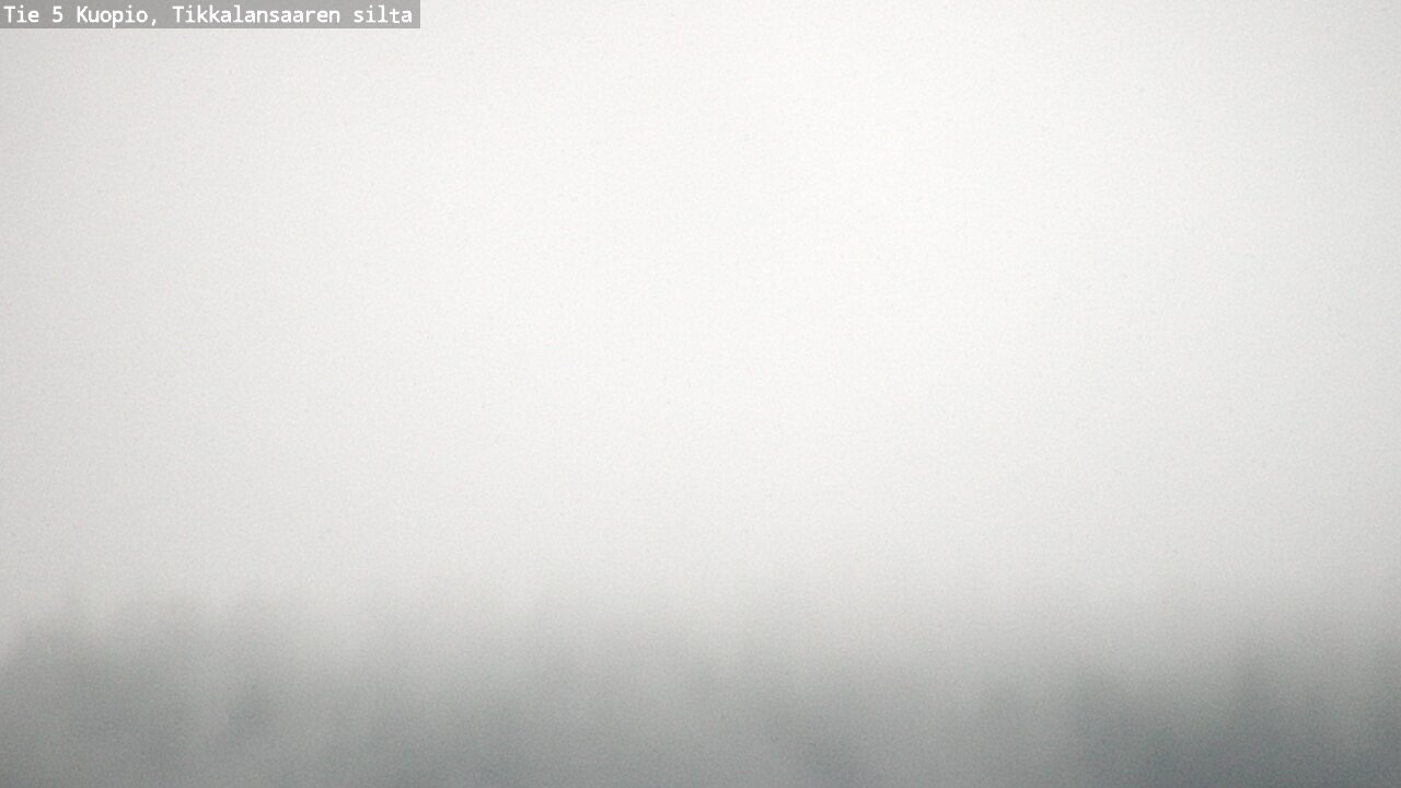 Weather Camera Image Road 5 Kuopio, Tikkalansaari, Kuopio, Pohjois-Savo