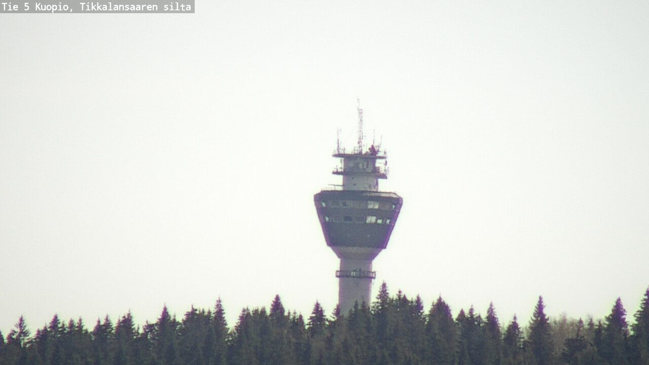 Weather Camera Image Väg 5 Kuopio, Tikkalansaari, Kuopio, Pohjois-Savo
