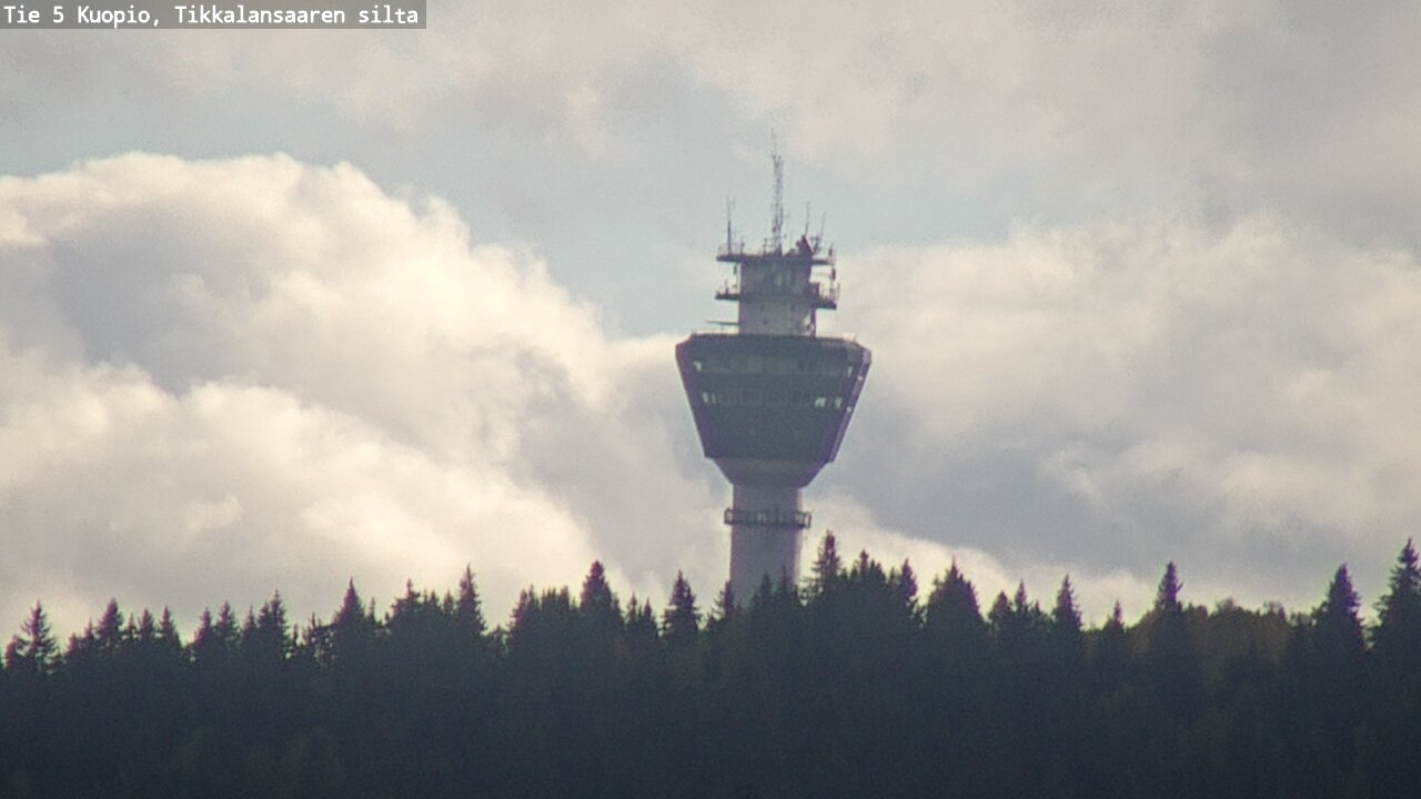 Weather Camera Image Väg 5 Kuopio, Tikkalansaari, Kuopio, Pohjois-Savo