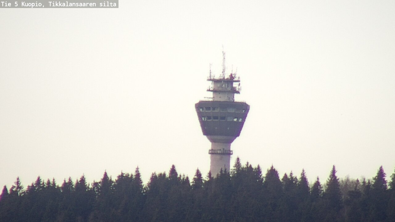 Weather Camera Image Väg 5 Kuopio, Tikkalansaari, Kuopio, Pohjois-Savo