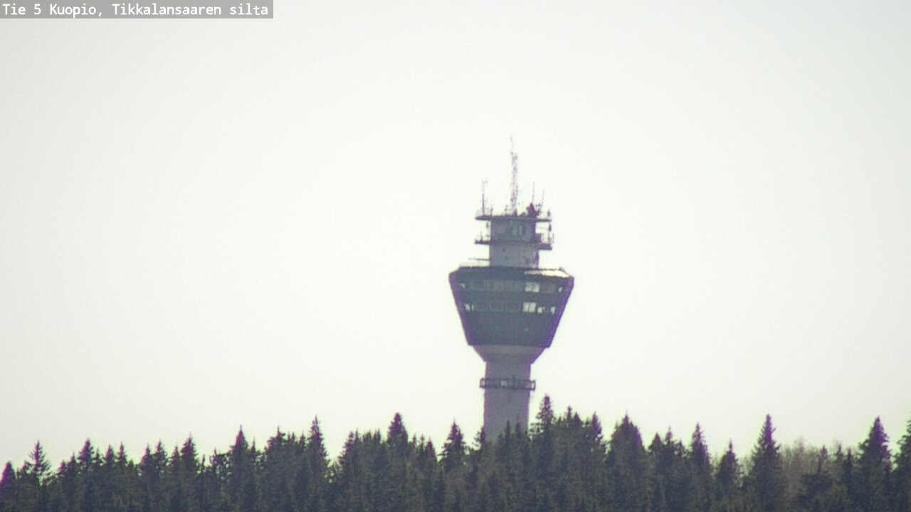 Weather Camera Image Väg 5 Kuopio, Tikkalansaari, Kuopio, Pohjois-Savo
