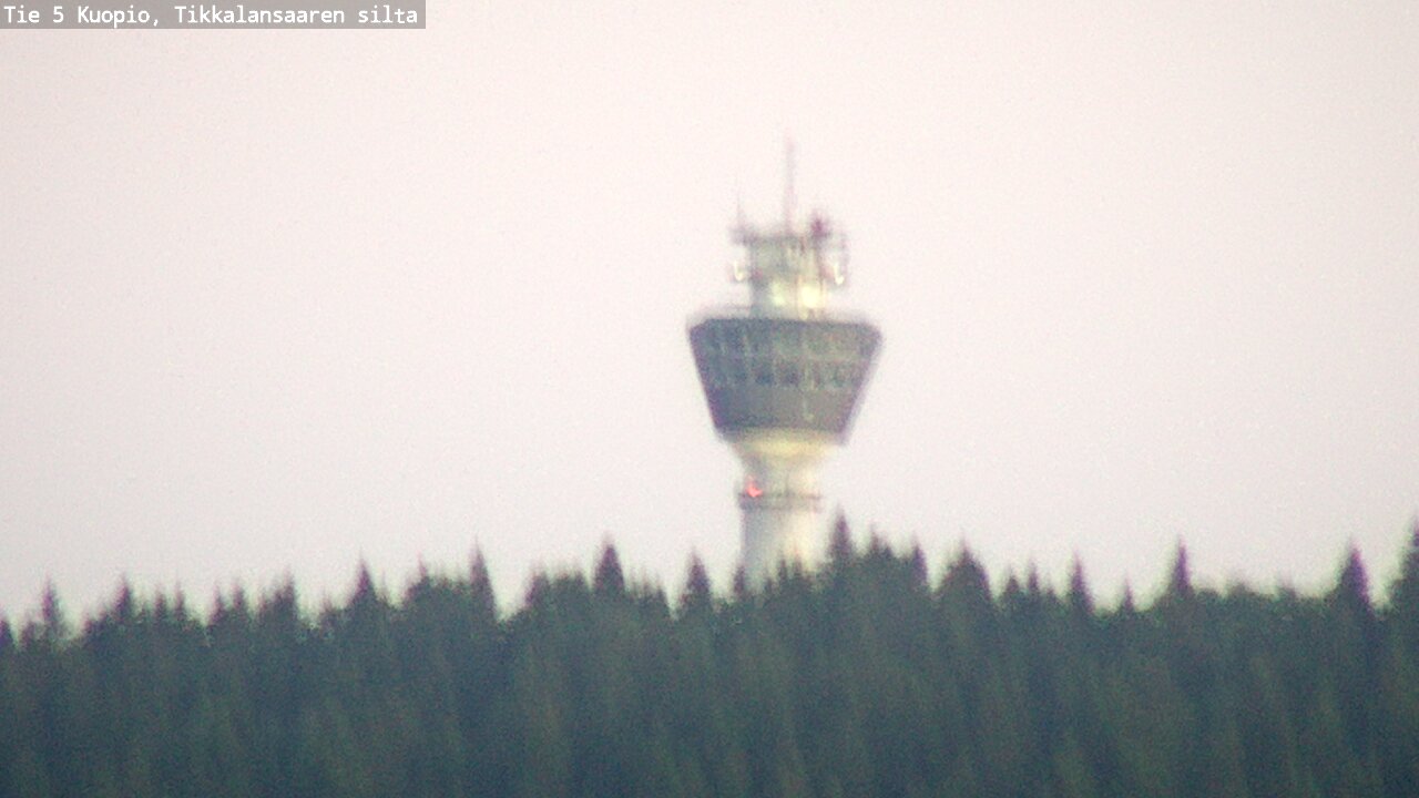 Weather Camera Image Väg 5 Kuopio, Tikkalansaari, Kuopio, Pohjois-Savo