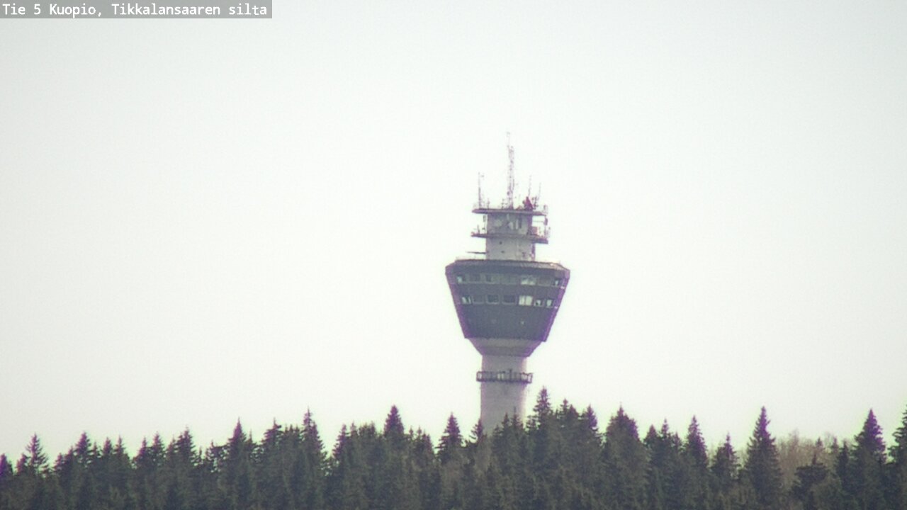 Weather Camera Image Väg 5 Kuopio, Tikkalansaari, Kuopio, Pohjois-Savo