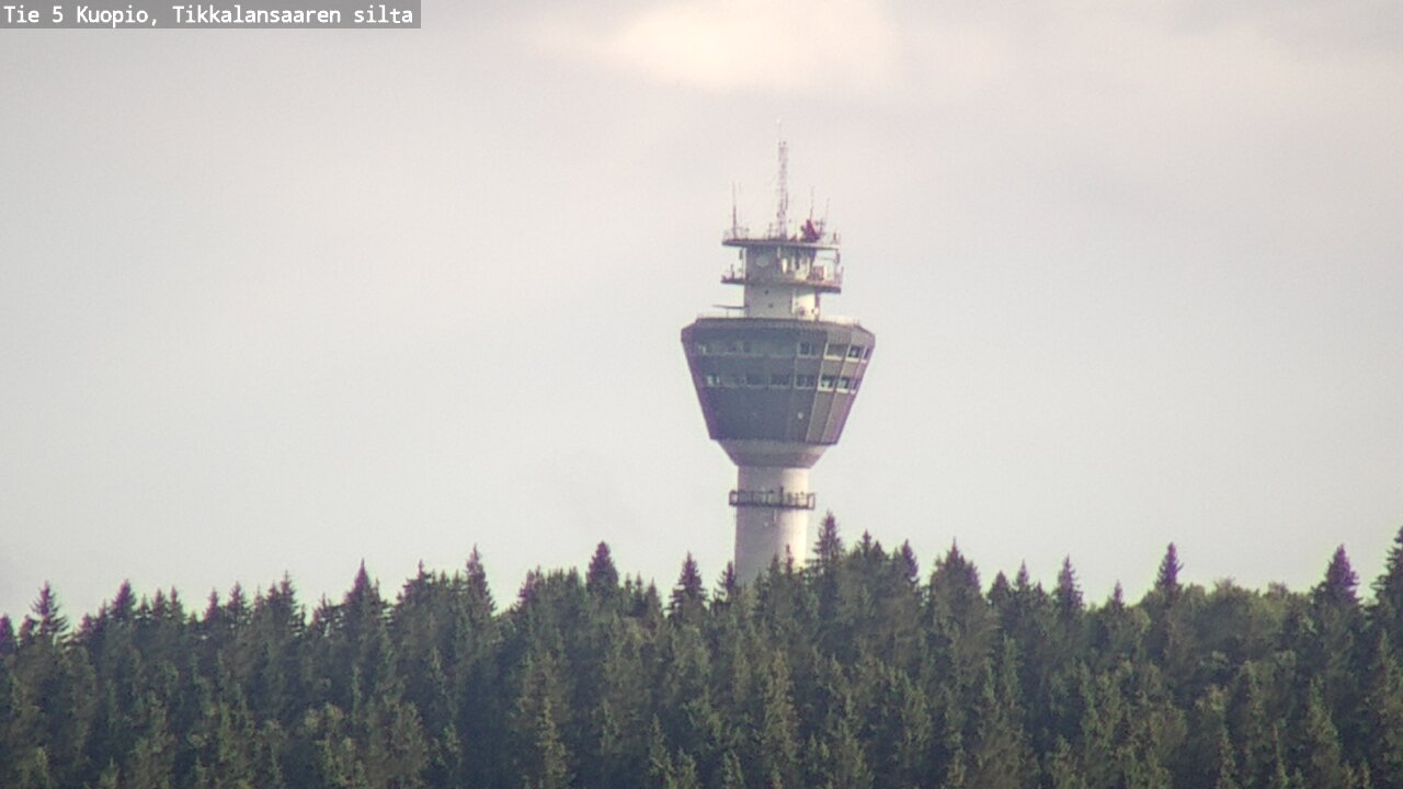 Weather Camera Image Väg 5 Kuopio, Tikkalansaari, Kuopio, Pohjois-Savo