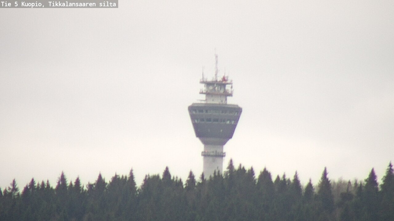 Weather Camera Image Väg 5 Kuopio, Tikkalansaari, Kuopio, Pohjois-Savo