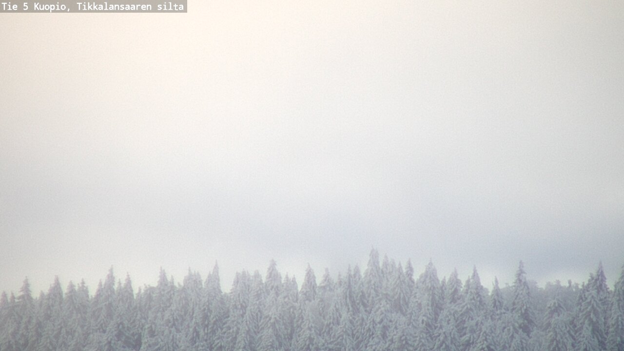 Weather Camera Image Väg 5 Kuopio, Tikkalansaari, Kuopio, Pohjois-Savo