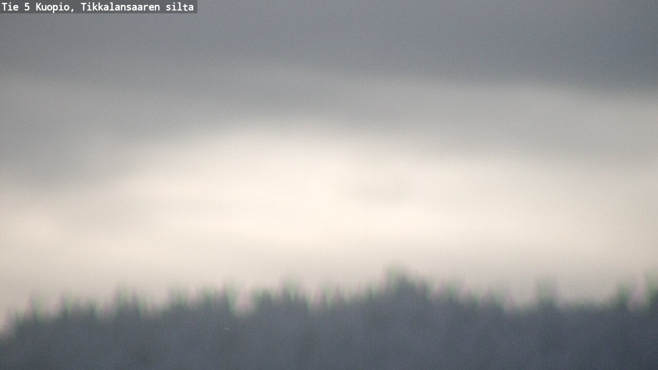 Weather Camera Image Väg 5 Kuopio, Tikkalansaari, Kuopio, Pohjois-Savo