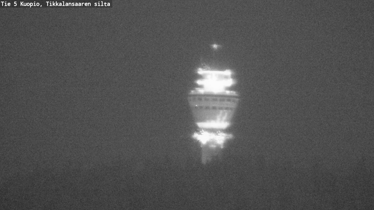 Weather Camera Image Road 5 Kuopio, Tikkalansaari, Kuopio, Pohjois-Savo