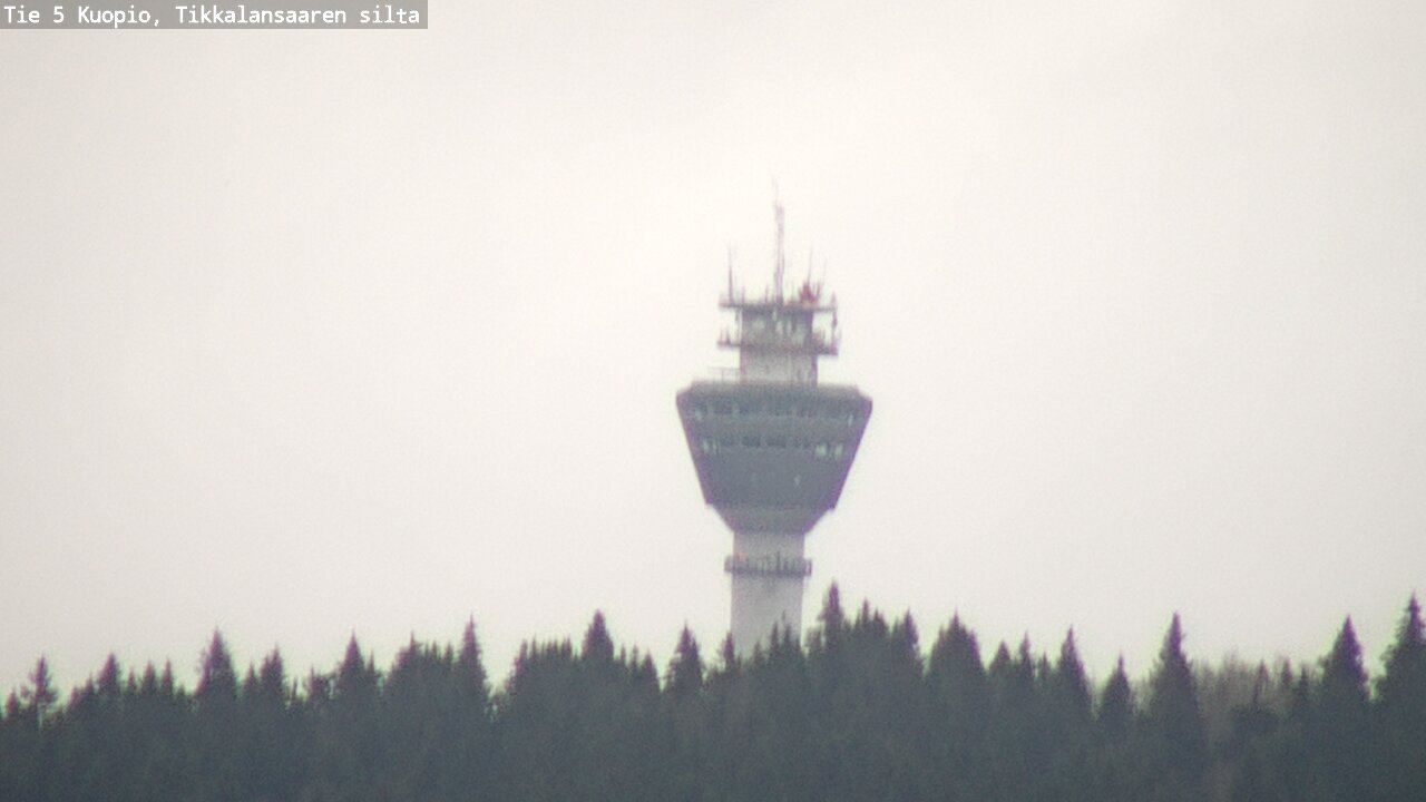 Weather Camera Image Väg 5 Kuopio, Tikkalansaari, Kuopio, Pohjois-Savo