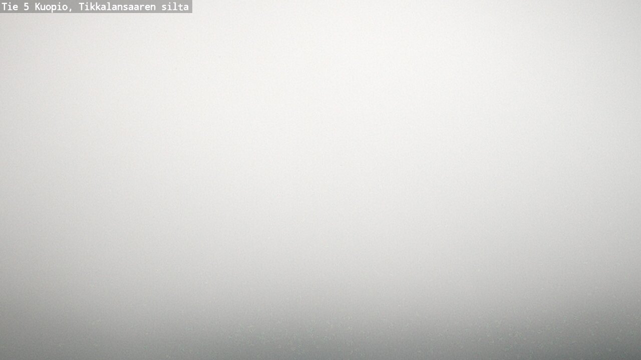 Weather Camera Image Road 5 Kuopio, Tikkalansaari, Kuopio, Pohjois-Savo