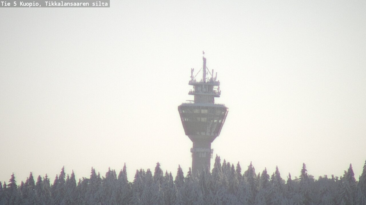 Weather Camera Image Väg 5 Kuopio, Tikkalansaari, Kuopio, Pohjois-Savo