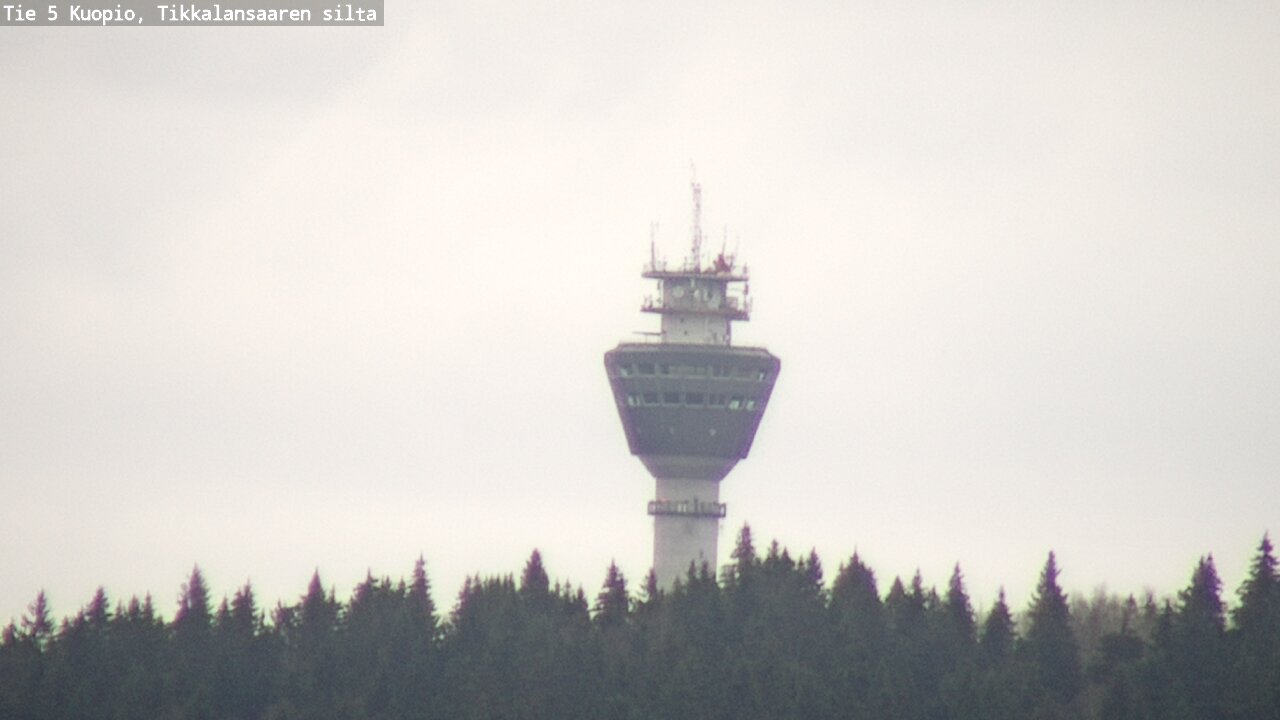 Weather Camera Image Väg 5 Kuopio, Tikkalansaari, Kuopio, Pohjois-Savo